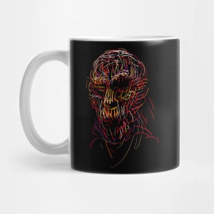 king (abstract face) Mug